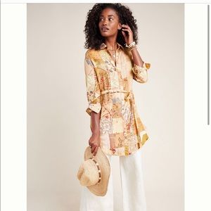 Anthropologie Mes Demoiselles Victoria Silk Tunic Size 0